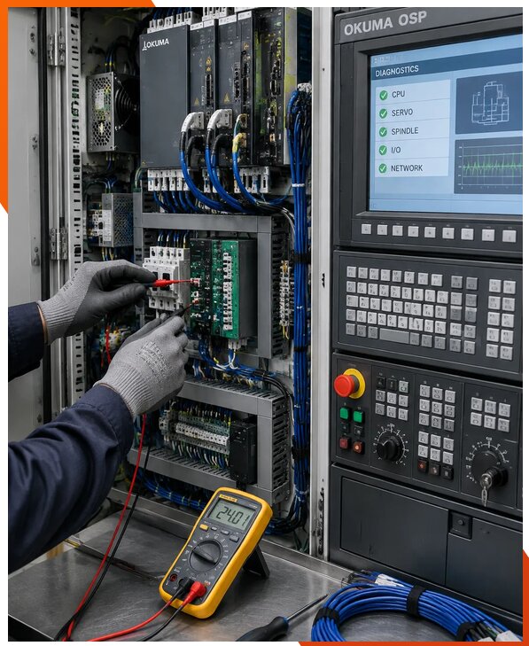 Ремонт систем ЧПУ Okuma OSP в Сердобске